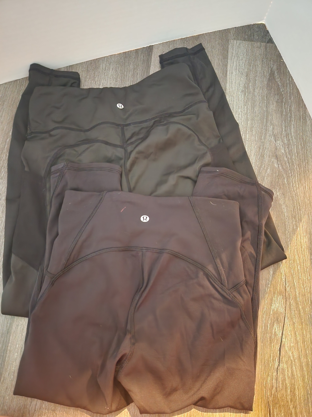 lululemon athletica Black & Dark Brown High-Rise Leggings Duo